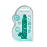 RealRock crystal clear dildo 6"