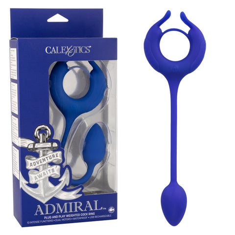 Admiral plug and play weighted cock ring