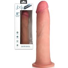 Jock 8" dual density silicone dildo