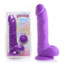 Lollicock 7" with balls silicone