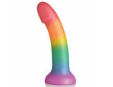 Simply sweet phallic rainbow dildo