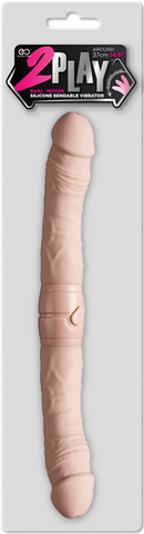 14.5" 2 Play Vibrating Double Dong