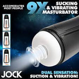 Jock 9X sucking & vibrating masturbator