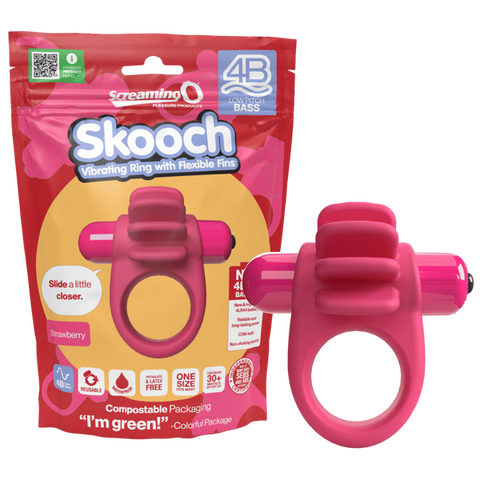 4B skooch vibrating ring with flexible fins