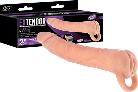 Extendor 9" two in one penis extender and masturbator