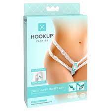 Hook up panties crotchless secret gem white