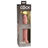 King cock elite nine inch dual density silicone cock