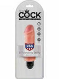 King cock 5" vibrating stiffy