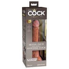 King cock elite seven inch dual density silicone cock