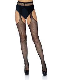 Leg avenue fishnet suspender hose 1402 & 1402Q