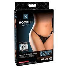 Hook up panties remote bowtie bikini