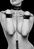 Velcro Collar with Leash and Handcuffs