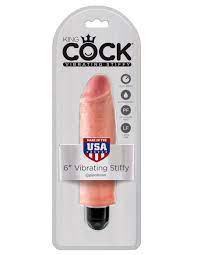 King cock 6" vibrating stiffy