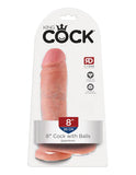 King cock  8" Cock with Balls