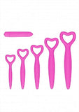 Silicone vaginal dilator set including bullet