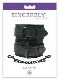 Sincerely sportssheet lace cuffs