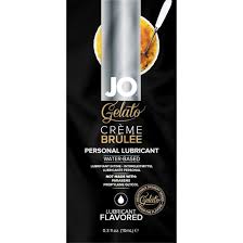 JO gelato creme brulee water based personal lubricant