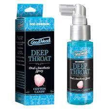 Good head deep throat oral anesthetic spray