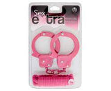 Sex extra metal cuffs & love rope kit set