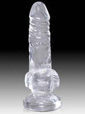 King cock clear 7" cock with balls