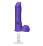 American pop icon 6" silicone slim dong with balls