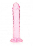 RealRock crystal clear realistic dildo with suction cup 6"