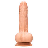 Realrock realistic vibrating & thrusting 8" dildo with suction cup