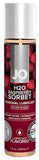 JO raspberry sorbet water based personal lubricant