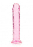 RealRock crystal clear realistic dildo with suction cup 8"