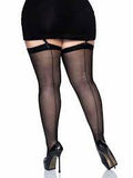 Leg avenue sheer backseam stockings 1000