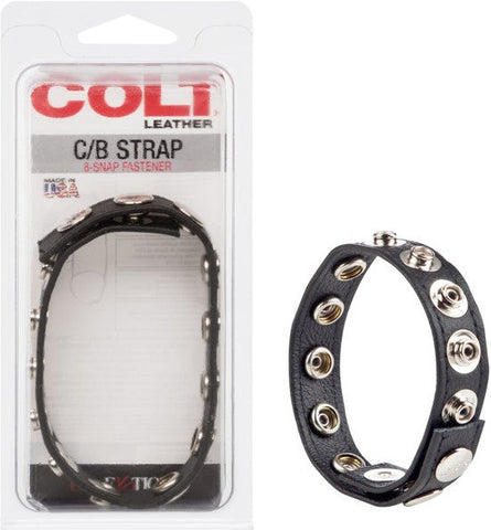 COLT 8 Snap Fastener Leather Strap