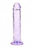 RealRock crystal clear realistic dildo with suction cup 6"