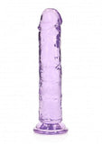 RealRock crystal clear realistic dildo with suction cup 8"