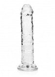 RealRock crystal clear realistic dildo with suction cup 6"