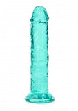 RealRock crystal clear realistic dildo with suction cup 6"